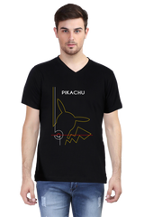 Anime Cotton V Neck T-shirts