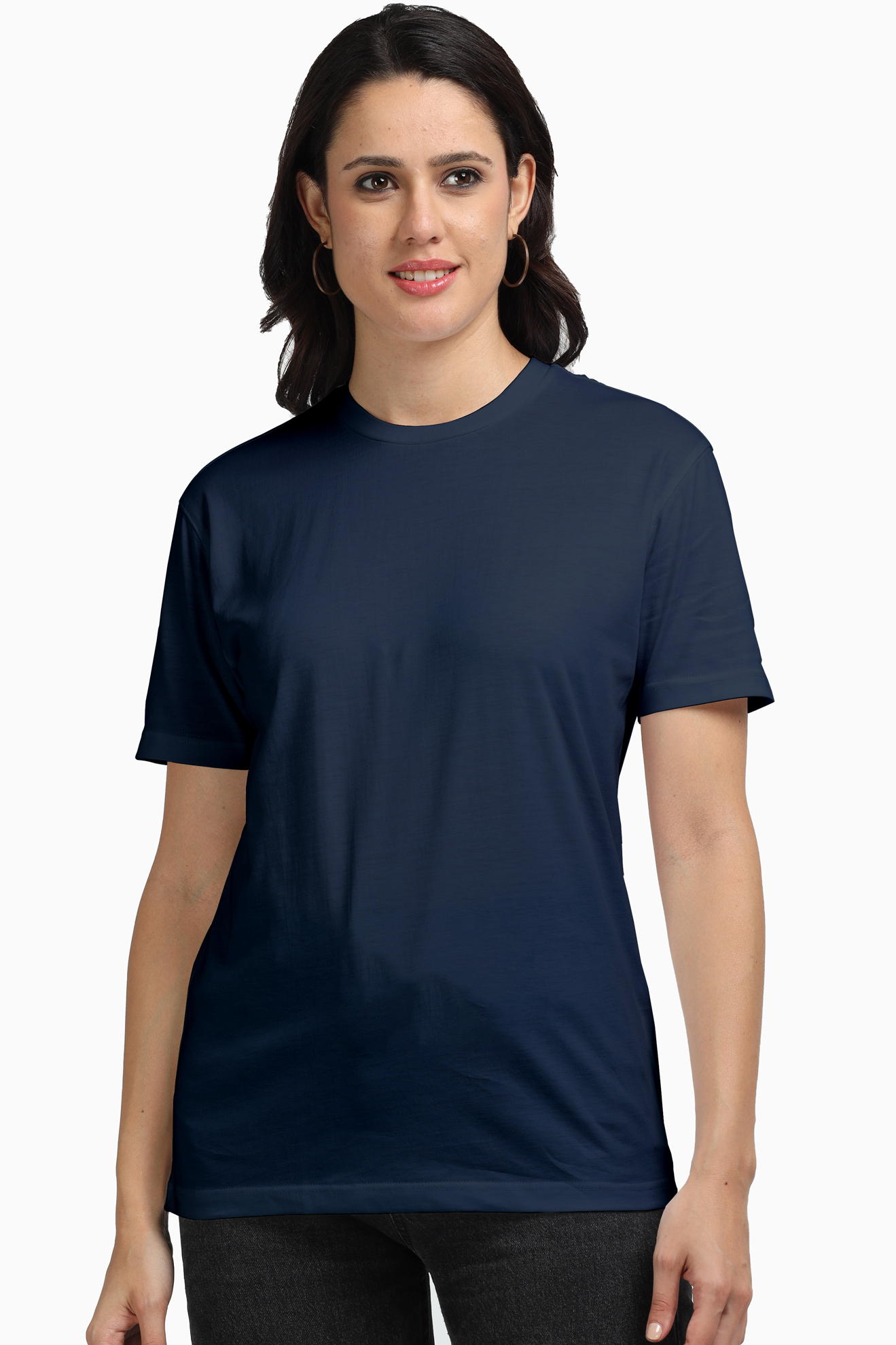 Unisex Supima T-Shirts Navy Blue