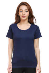 Premium Half Sleeve T-shirt in  Navy blue