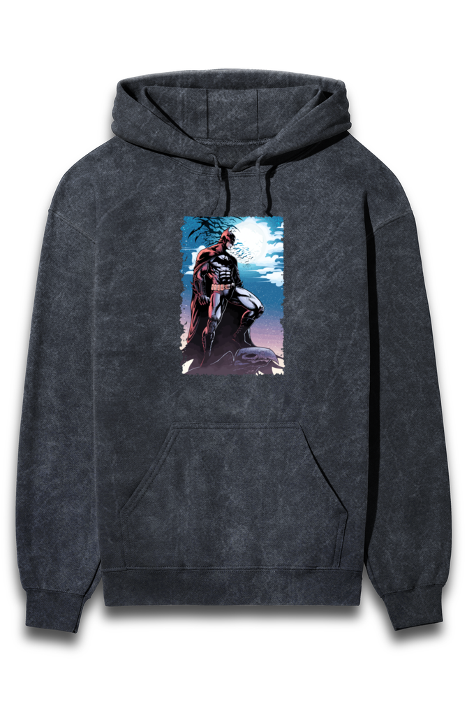 Streetwear Acid Wash Hoodie Sweatshirt