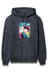 Streetwear Acid Wash Hoodie Sweatshirt