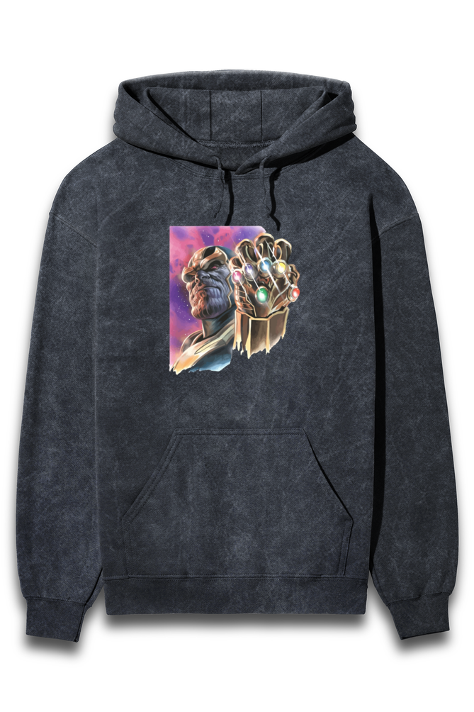 Streetwear Acid Wash Hoodie Sweatshirt