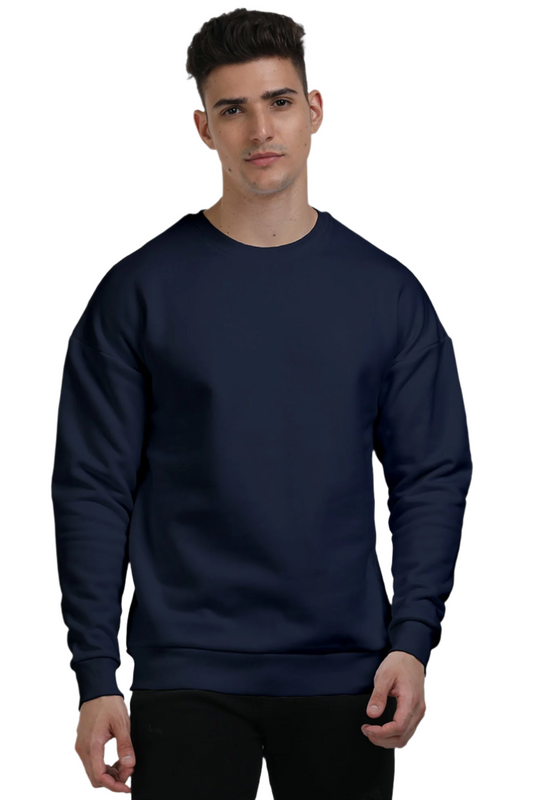 Unisex Oversized Sweatshirts Navy Blue