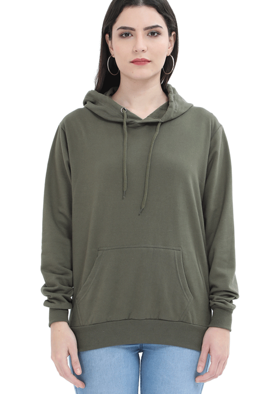 Unisex Hooded SweatShirt Olive Green