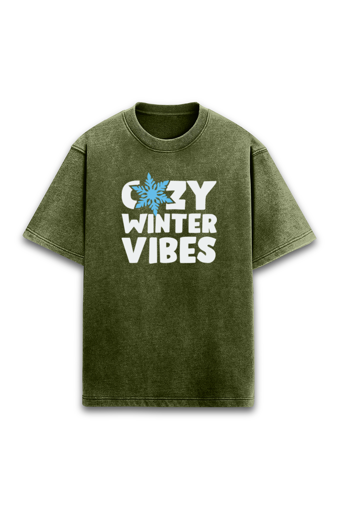 Crazy Winters Vibes Oversized T-Shirt