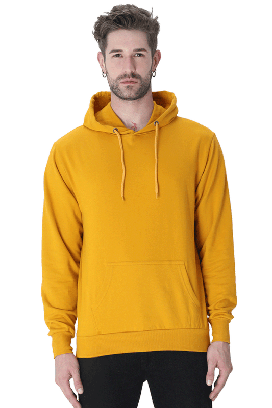 Unisex Hooded SweatShirt Mustard Yellow