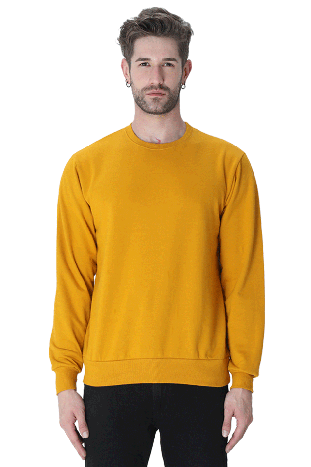 Unisex Sweatshirts Mustard Yellow