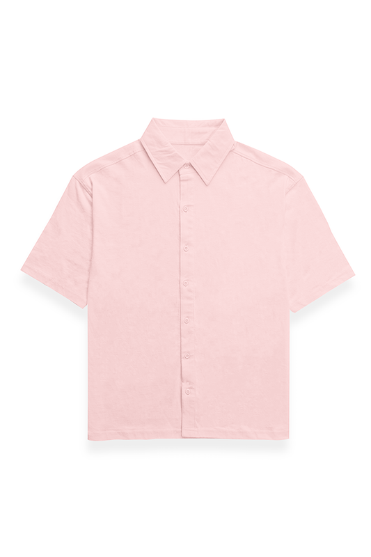 Unisex Oversized Shirt Light Baby Pink