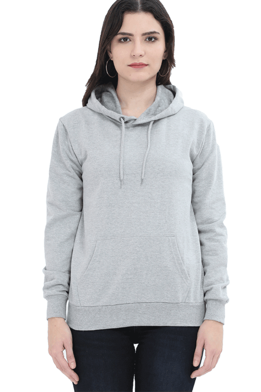 Unisex Hooded SweatShirt Grey Melange