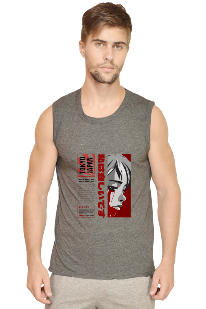 Men's Premium 100% Cotton Gym Vest