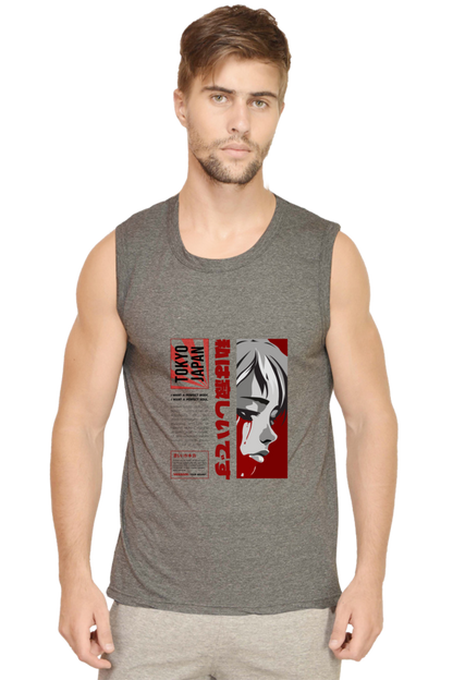 Men's Premium 100% Cotton Gym Vest