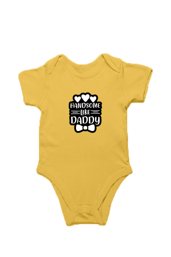 Handsome Like Daddy Rompers