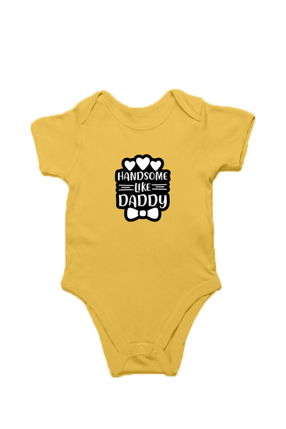 Handsome Like Daddy Rompers