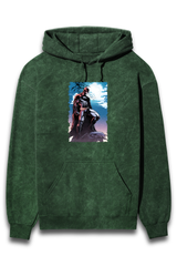 Streetwear Acid Wash Hoodie Sweatshirt
