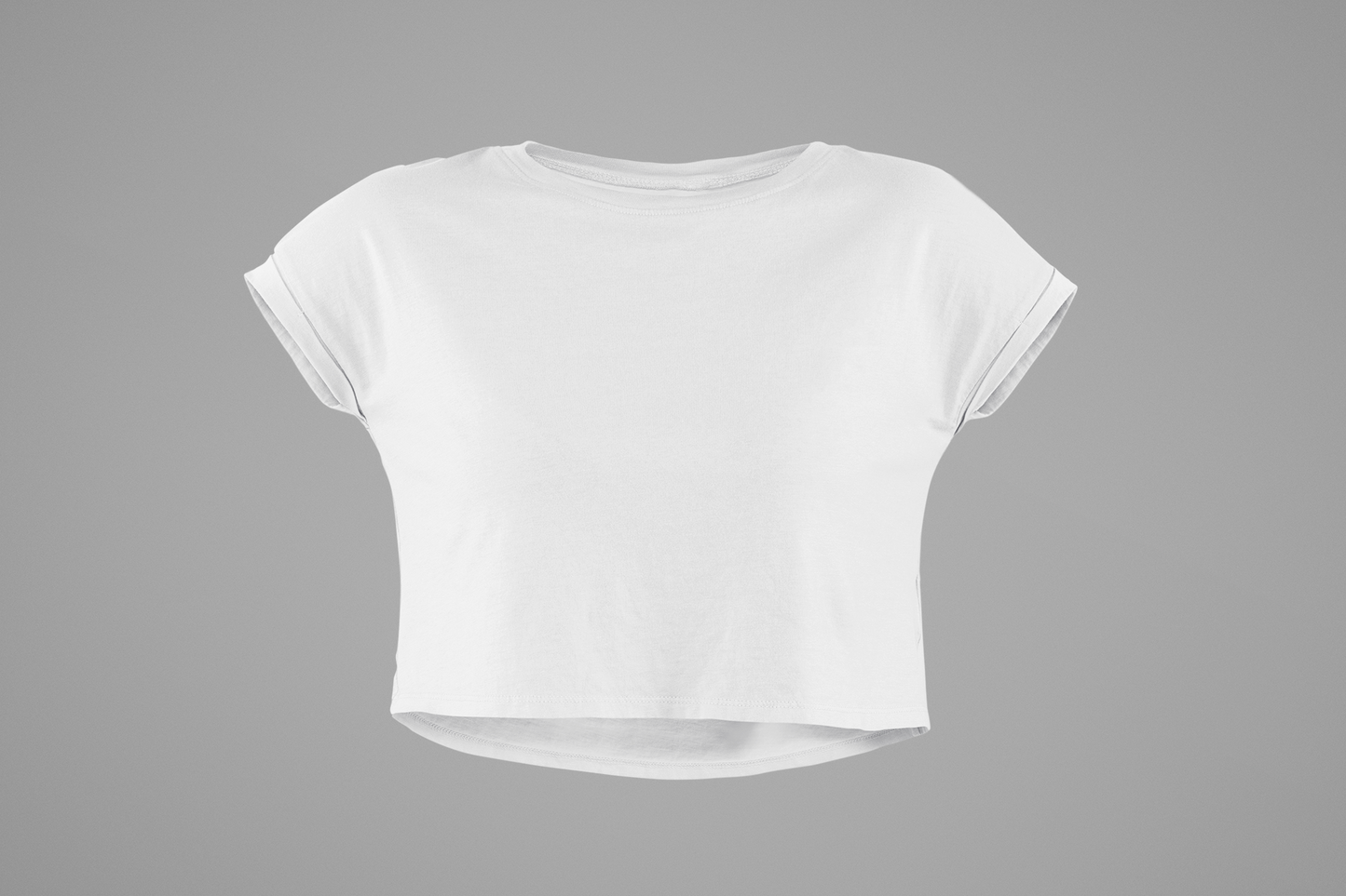 Female Crop Top White