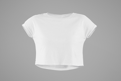 Female Crop Top White