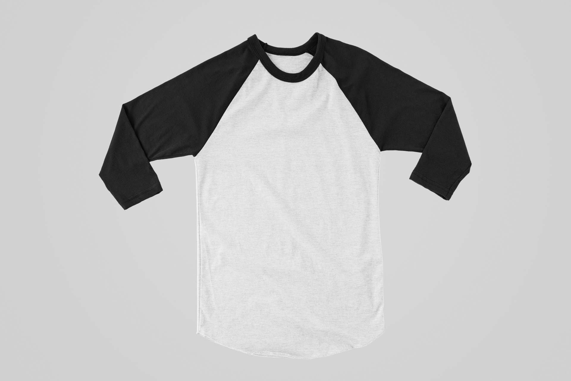 Female Raglan Full Sleeve Black White