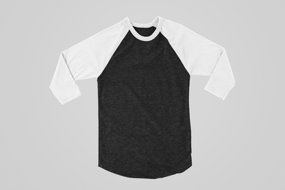 Female Raglan Full Sleeve White and Black