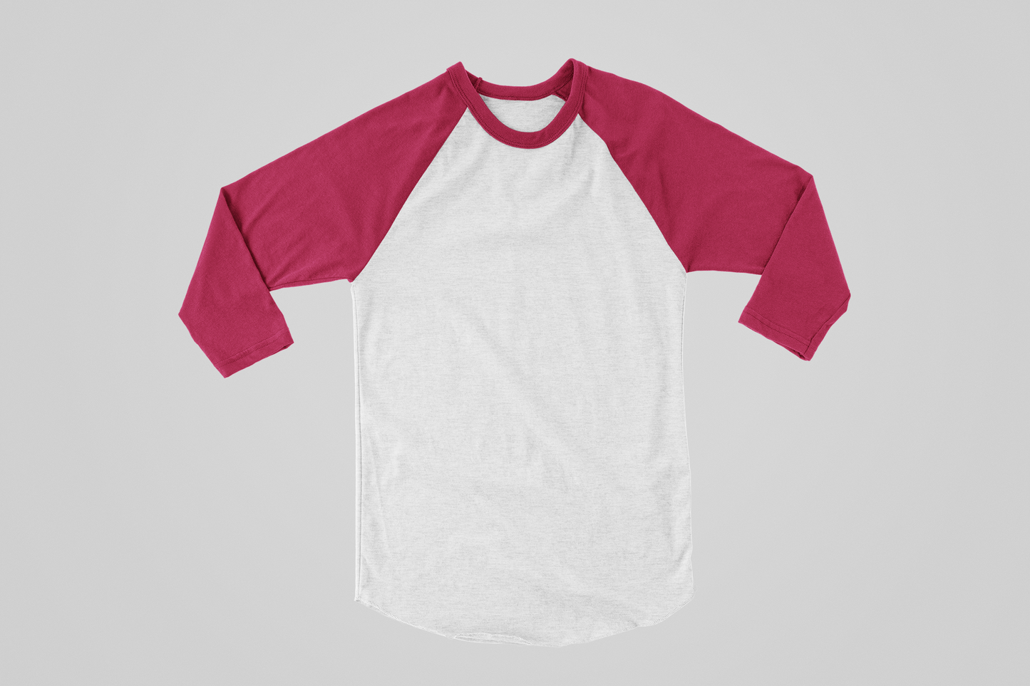 Female Raglan Full Sleeve Pink White