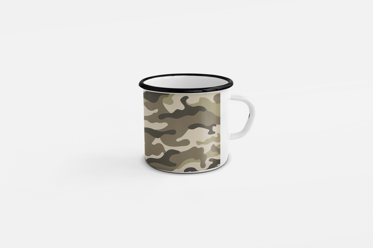 11 Oz Enamel Mug – Fade-Proof & Dishwasher Safe
