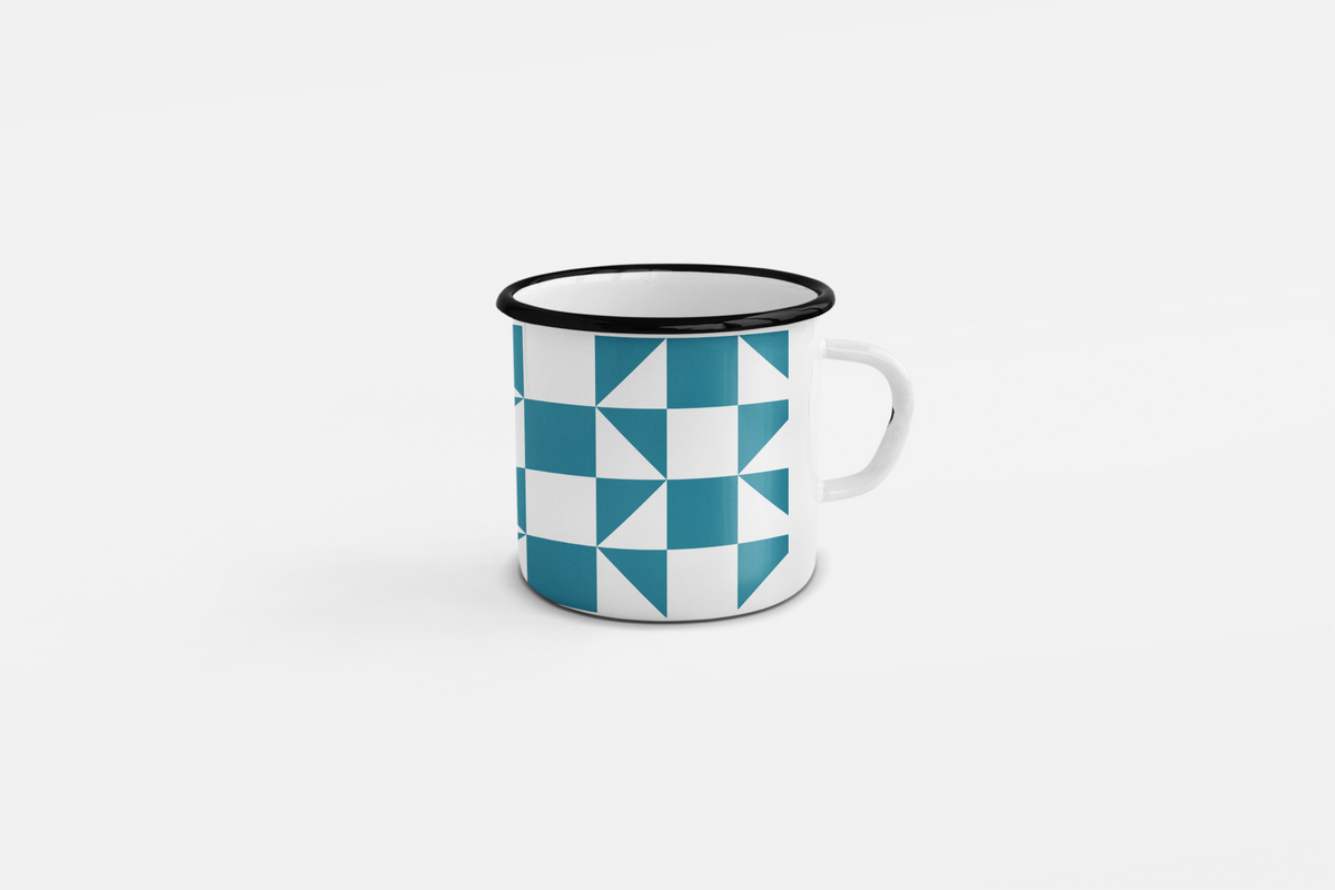 11 Oz Enamel Mug – Fade-Proof & Dishwasher Safe