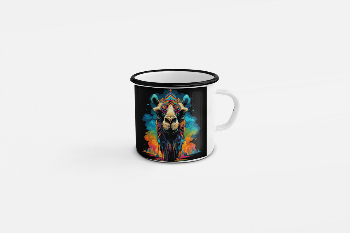 11 Oz Enamel Mug – Fade-Proof & Dishwasher Safe