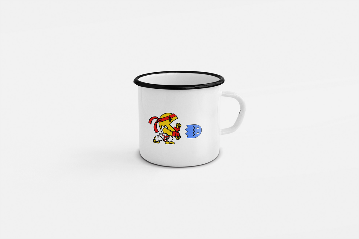 11 Oz Enamel Mug – Fade-Proof & Dishwasher Safe
