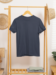 Basic Unisex T-Shirts in Navy Blue