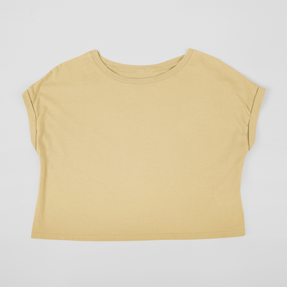 Female Crop Top Beige