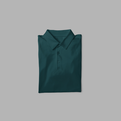 Male Polo Half Sleeve Petrol Blue