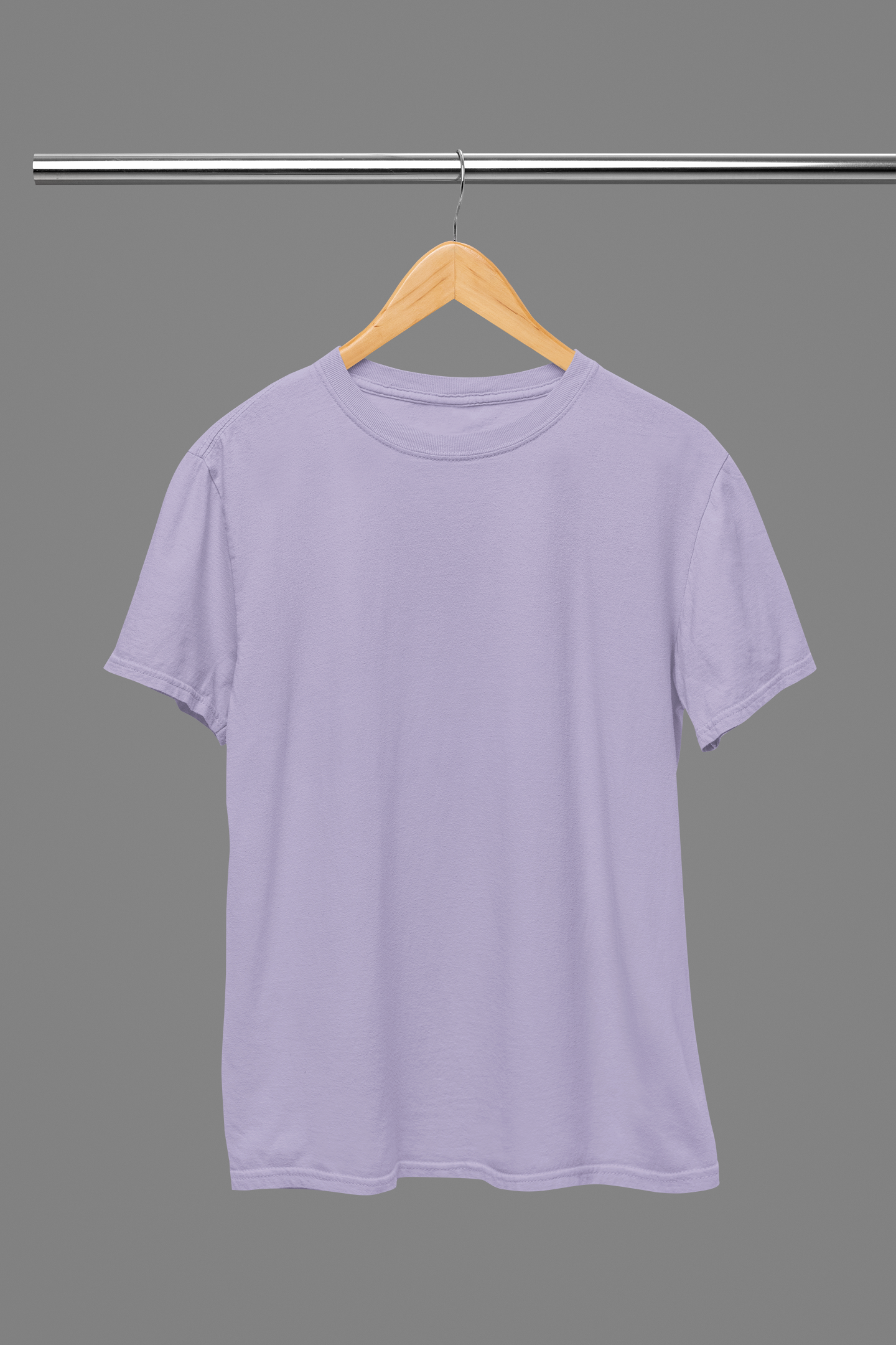 Premium T-Shirt - Half Sleeve in  Lavender