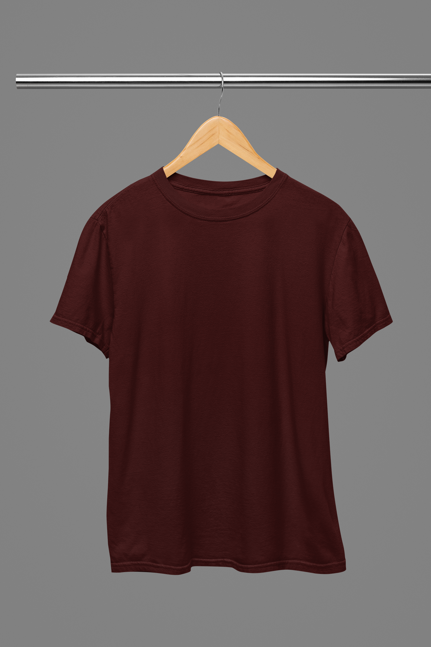 Premium T-Shirt - Half Sleeve in Maroon