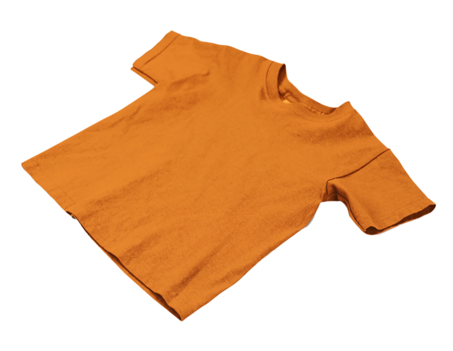 Boy Round Neck Half Sleeve Classic Orange