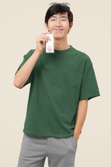 Premium Oversized T-Shirt Bottle Green