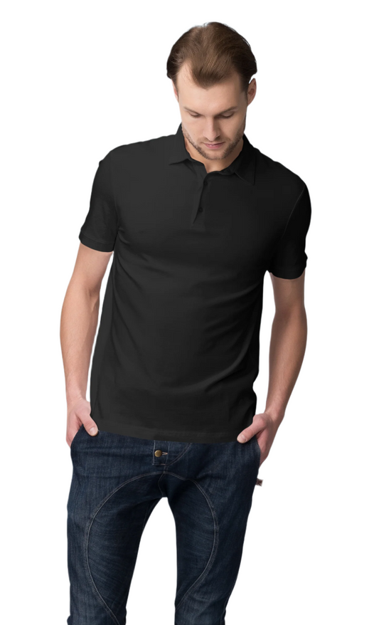 Male Polo Half Sleeve Black