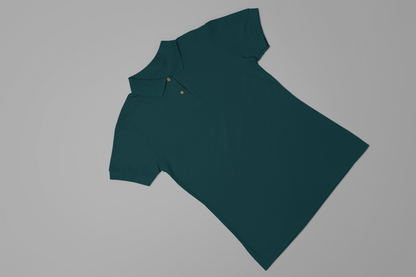 Male Polo Half Sleeve Petrol Blue