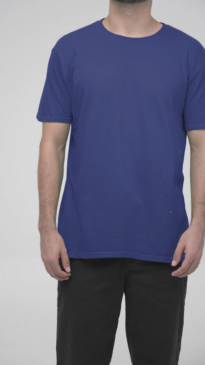 premium Royal Blue Half Sleeve T-Shirt!