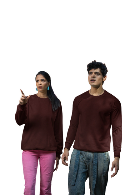 Unisex Sweatshirts Maroon