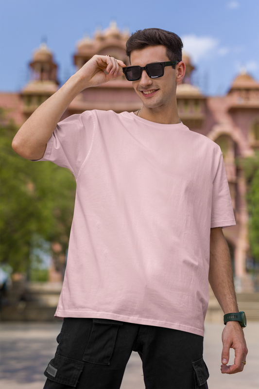 Oversized T-Shirt Light Baby Pink