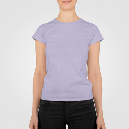 Premium Half Sleeve T-shirt in Lavender