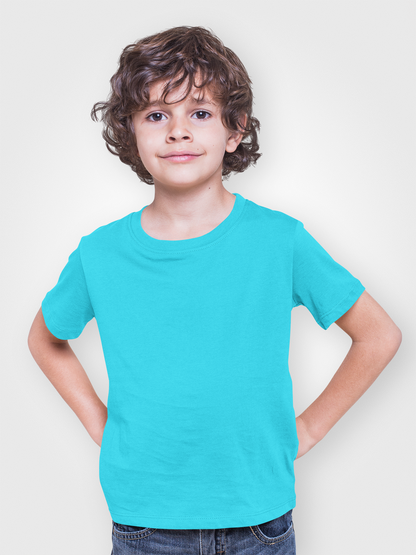 Boy Round Neck Half Sleeve Classic SkyBlue