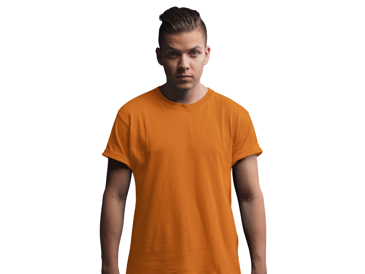 Premium T-Shirt - Half Sleeve in Orange