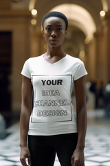 Ayuja Unisex V-Neck T-Shirt – Comfort, Style & Customization